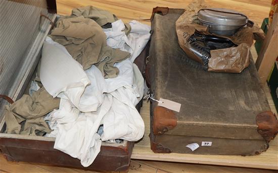A WWII German naval uniform and printed ephemera relating to Gero v. S. Gaevernitz